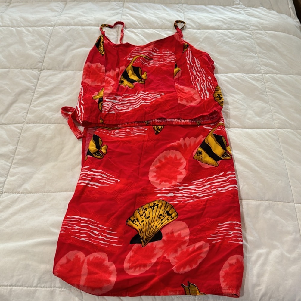 NWOT 2 piece top and wrap skirt